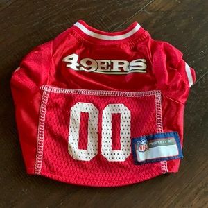 49ers small dog jersey